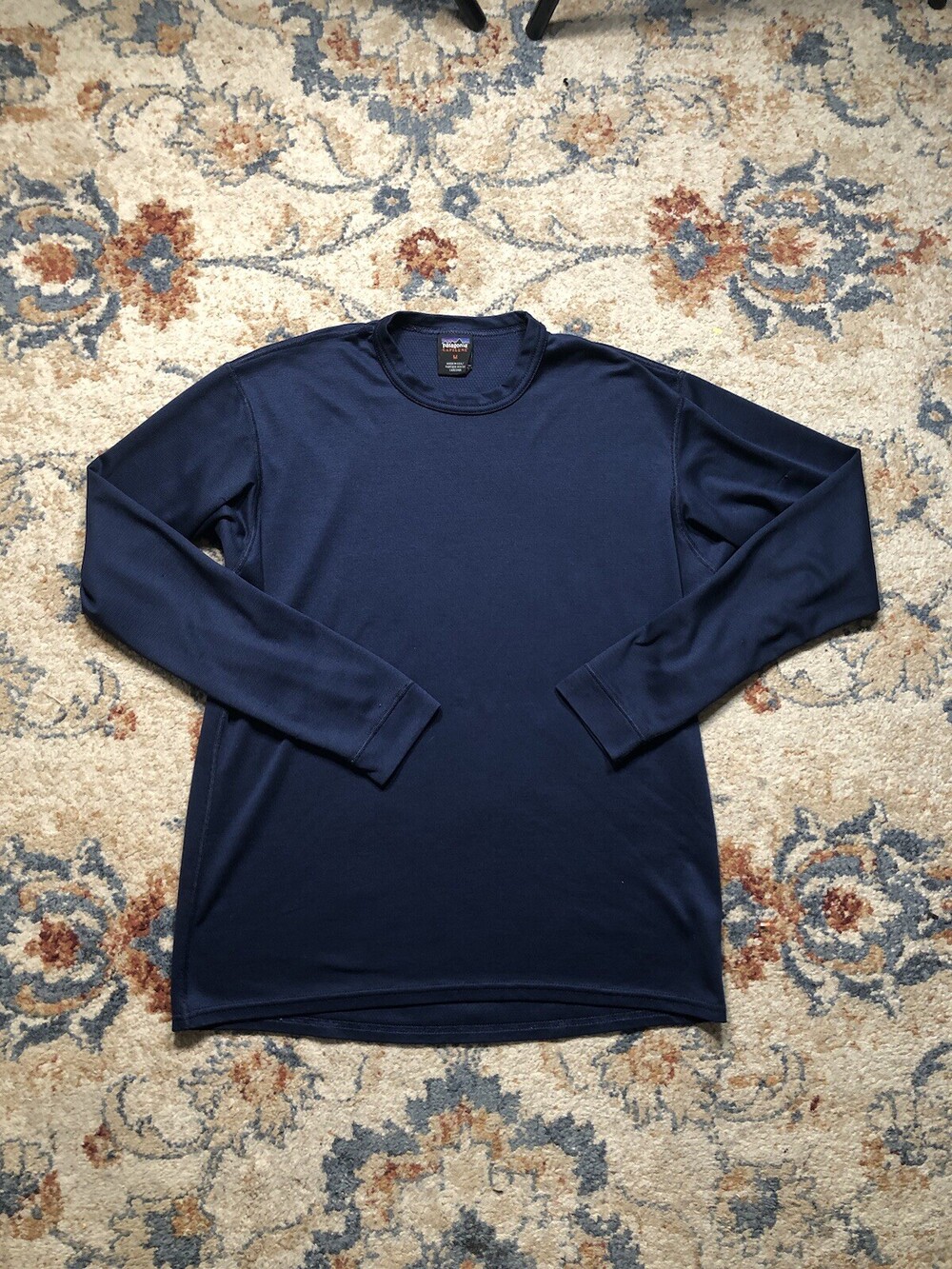 Vintage Patagonia Capilene Crewneck Top Made In USA Size Medium Baselayer